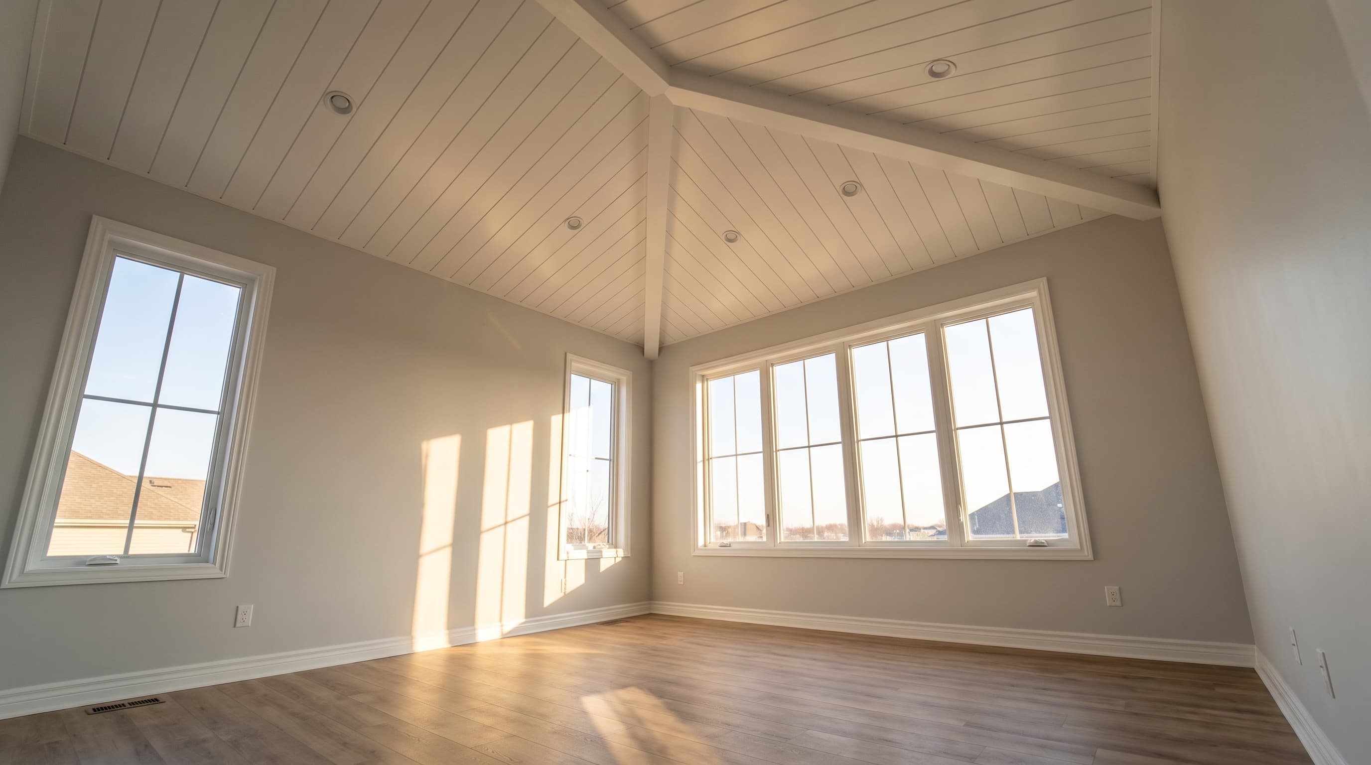 Vaulted Ceiling Room